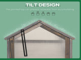Wooden Cold Frame Greenhouse Garden Portable Raised Planter 68972599