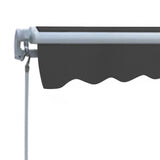 ZNTS Folding Awning Manual Operated 300 cm Anthracite 275561