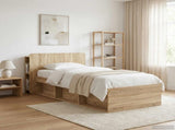 Headboard Cabinet with Storage Sonoma Oak Engineered Wood 8001194