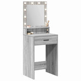 Dressing Table Grey Sonoma 50 x 41 x 135 cm Engineered Wood 865096