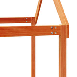Bunk Bed without Mattress Wax Brown 90x190 cm Single Solid Wood Pine 3282126