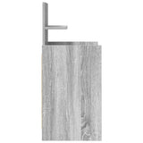 Bedside Cabinet with 2 Drawers Grey Sonoma 38x34x80 cm 861365