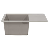 Sink Grey 560 x 460 mm 80% Quartz and 20% Resin 42028413