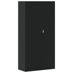 ZNTS File Cabinet Black 90x40x220 cm Steel 3188326