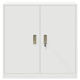 Storage Cabinet White 90 x 40 x 90 cm Steel 891645