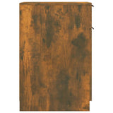 Desk Cabinet Smoked Oak Engineered wood 33.5x50x75 cm 817129