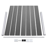 Fence Panel Set WPC 699x146 cm Grey 3070457
