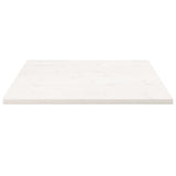 Table Top White 70x70x2.5 cm Solid Wood Pine Square 824386