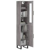 Highboard Grey Sonoma 34.5x34x180 cm Engineered Wood 3199199