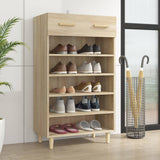 Shoe Cabinet Sonoma Oak 60x35x105 cm Engineered Wood 812783