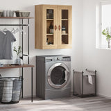 Wall Mounted Cabinet Sonoma Oak 69.5x34x90 cm 828455