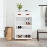 Shoe Cabinet White 60x35x105 cm Engineered Wood 829580