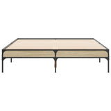 Bed Frame without Mattress Sonoma Oak 120x200 cm 845022
