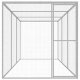 Cat Cage 4.5x1.5x1.5 m Galvanised Steel 146358