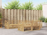 Outdoor Sofa Set 7 pcs White 245 x 126.5 x 73 cm 3392009