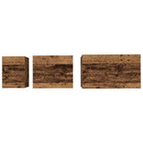 Coffee Table 3 pcs Old Wood Engineered wood 883534