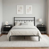 Bedside Cabinet 2 pcs Black Oak 40 x 39.5 x 40 cm 8007672