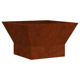 Fire Bowl Rusty 60 x 60 x 35 cm Weathering Steel 858911
