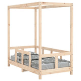 Kids Bed Frame 70x140 cm Solid Wood Pine 834510