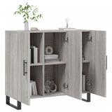 Sideboard Grey Sonoma 90x34x80 cm Engineered Wood 828138