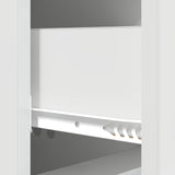 Drawer Cabinet High Gloss White 33 x 34.5 x 90 cm 894159