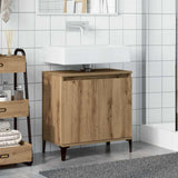 Sink Cabinet Artisan Oak 58x33x60 cm Engineered Wood 857118