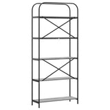 Bookshelf Grey Sonoma 80 x 30 x 183 cm Engineered wood 879836