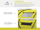 4-5 Person Pop-up Camping Tent Family Tent w/ 2 Mesh Windows & PVC Windows Portable Carry Bag for T3398P348708