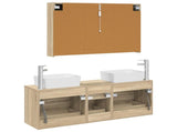 Bathroom Furniture Set 4 pcs Sonoma Oak 3406865