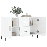 Sideboard High Gloss White 100x36x60 cm Engineered Wood 828190