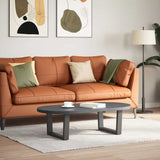 Coffee Table Legs V-Shape 2 pcs Anthracite 50x cm Steel 4012610