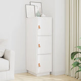 Highboard White 34x40x108.5 cm Solid Wood Pine 820168