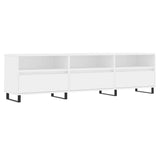 TV Cabinet White 150x30x44.5 cm Engineered Wood 831300