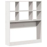 Bookcase Bed without Mattress White 90x200 cm Solid Wood Pine 3321803
