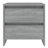 Bedside Cabinets 2 pcs Grey Sonoma 45x34.5x44.5 cm Engineered Wood 813041