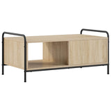 Coffee Table Sonoma Oak 90 x 49 x 41 cm Engineered Wood 8013579