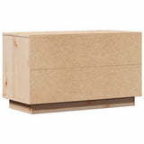 TV Cabinet 74x35x44 cm Solid Wood Pine 814334