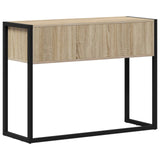 End Table with Storage Sonoma 100 x 36 x 75 cm Engineered Wood 886691