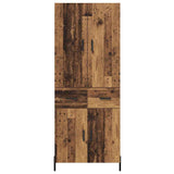 Highboard Old Wood 69.5 x 34 x 180 cm Engineered Wood 3415642