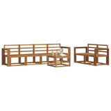 Outdoor Sofa Set 7 pcs Natural 3366047