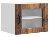 Wall Glass Cabinet PORTO 2 pcs Old Wood 40 x 31 x 40 cm 885202