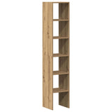 Bookcases 2 pcs Stackable Artisan Oak 30x30x80 cm Engineered Wood 858820