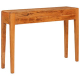 Console Table Brown 110 x 30 x 80 cm Solid Acacia Wood 42003313