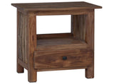 Bedside Table Brown 30 x 30 x 47 cm Solid Reclaim Wood 42012370