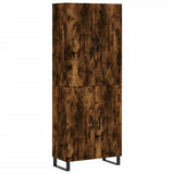 Highboard Smoked Oak 69.5x34x180 cm Engineered Wood 3195704