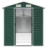 Garden Shed Green Galvanised Steel Large Garden Shed 3188238