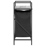 Laundry Basket 1 Compartment with Shelf Grey Sonoma 859073