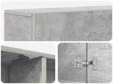 Fireplace Surround Concrete Grey 102 x 18 x 100.5 cm 8006601