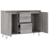 Sideboard Grey Sonoma 101.5x35x70 cm Engineered Wood 827210
