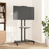TV Stand on Wheels 32-70 Inch Screen Max VESA 600x400 mm 60kg 379578
